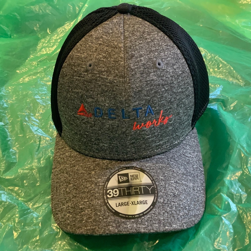 Delta Airlines Ground Crew Mechanic Employee Cap Hat size L/XL by New Era